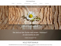 huber-holzbau.net Webseite Vorschau