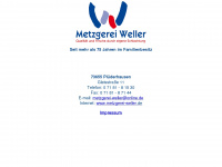 metzgerei-weller.de Webseite Vorschau