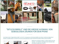 bitless-bridle.de Webseite Vorschau
