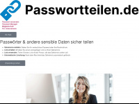 passwortteilen.de Webseite Vorschau