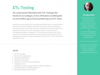 etl-testing.de Webseite Vorschau