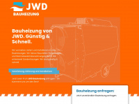 jwd-bauheizung.de Webseite Vorschau