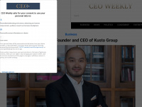 ceoweekly.com Webseite Vorschau