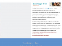 lohberger-bau.de Webseite Vorschau