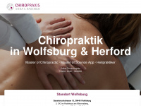 chiropraxis-wob.de Webseite Vorschau