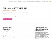 metaverse-user.com Webseite Vorschau