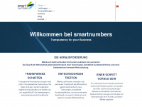 smartnumbers.de Webseite Vorschau