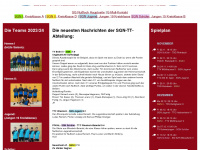 sg-nussloch-tischtennis.de Webseite Vorschau