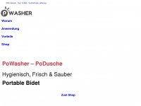 powasher.de Webseite Vorschau