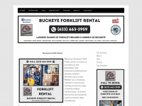 buckeyeforkliftrental.com Webseite Vorschau