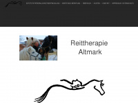 reittherapie-altmark.de Webseite Vorschau