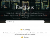 festlbus.com Webseite Vorschau