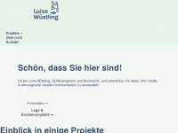 luise-wuestling.de Webseite Vorschau