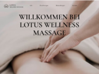 lotuswellnessmassage.de Webseite Vorschau