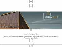 kubikzeit.ch Webseite Vorschau