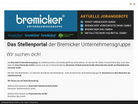 bremicker-jobs.de Webseite Vorschau