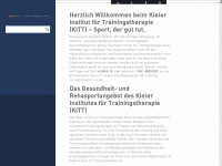 kitt.fit Webseite Vorschau