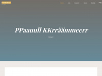 paulkraemer.eu Webseite Vorschau