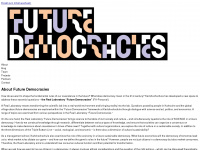 future-democracies.de Webseite Vorschau