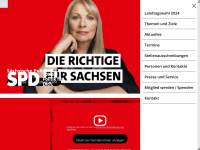 sachsenspd.de Webseite Vorschau