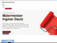 malermeister-dautz.de Webseite Vorschau