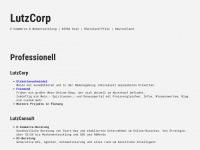 lutzcorp.de Webseite Vorschau