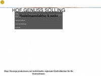 hofgenuss-solling.de Webseite Vorschau