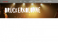 drueckerkolonne.org Webseite Vorschau