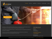 winkler-firesafety.at Webseite Vorschau