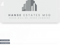 hanse-estates.de Webseite Vorschau