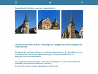 kirchengemeinde-haubersbronn.de Webseite Vorschau