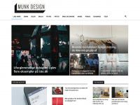 munkdesign.dk Webseite Vorschau