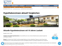 hypothekenzinsen-vergleichen.de Webseite Vorschau