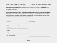 ghb-immobiliengutachten.de Webseite Vorschau