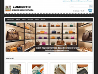 lushentichermesbagsreplica.com Webseite Vorschau