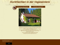 korbflechten-vogesenfarm.com Webseite Vorschau