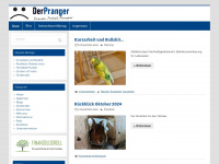 pranger.li Webseite Vorschau