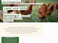 ackersyndikat.org Webseite Vorschau