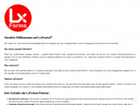 lxforms.de Webseite Vorschau