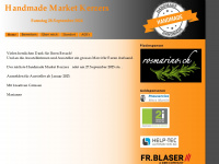 handmade-market.ch Webseite Vorschau