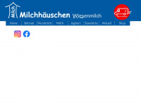 milchhäuschen.ch Webseite Vorschau