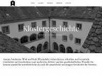 klostergeschichte.ch Webseite Vorschau