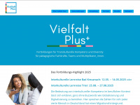 vielfalt-plus.de Webseite Vorschau