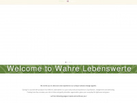 wahrelebenswerte.com Webseite Vorschau