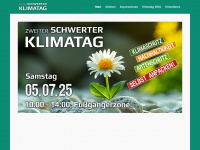 klimatag-schwerte.de Webseite Vorschau