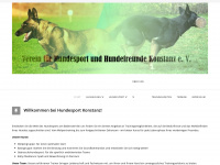 hundesport-konstanz.de Webseite Vorschau
