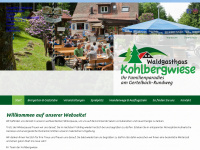 waldgasthaus-kohlbergwiese.de Webseite Vorschau