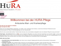hura-pflege.de Webseite Vorschau