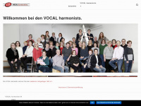 vocal-harmonists.de Webseite Vorschau