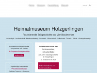 heimatmuseum-holzgerlingen.de Webseite Vorschau